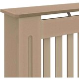 vidaXL Pokrov radiatorja 2 pcs Rjava 112x19x81.5cm Konstruiran les | Shoptok.si