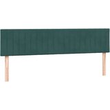 Box spring postelja z vzmetnico temno zelena 180x220 cm žamet, (22053459) | Shoptok.si