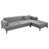 Atelier Del Sofa ugaona garnitura Vina Corner GreyWalnut | ePonuda.com
