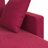 SOFA Vinska crvena 198 x 134 x 80 cm Baršun | shoptok.hr