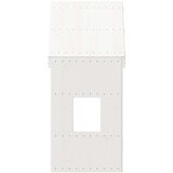 vidaXL Krov za dječji krevet bijeli 60x99x139,5 cm masivna borovina | shoptok.hr