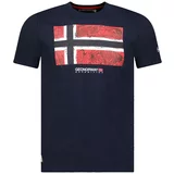 Geographical Norway Majice s kratkimi rokavi SW1239HGNO-NAVY Modra