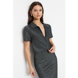 Trendyol Blouse - Metallic - Slim fit | shoptok.hr