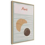  Slika - Parisian Breakfast (1 Part) Vertical 80x120 U prirodnom drvenom okviru | shoptok.hr