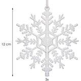  Set Ukrasa za Božićno Drvce Bijele Boje 12 cm, 3 komada | shoptok.hr