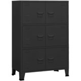 Furnova Industrijska omara črna 75x40x115 cm kovinska, (21953850) | Shoptok.si