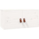 VidaXL Stenska omarica bela 60x30x30 cm trdna borovina Slike