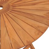  Sklopivi vrtni stol Ø 85 x 75 cm od masivne tikovine | shoptok.hr