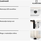 Klarstein Audrey Evo hladnjak za pića | 64 x 47,5 cm | LED unutarnja rasvjeta | 85 W | 42 dB | shoptok.hr