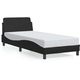  Okvir za krevet Dover Crni 90x190 cm Implicitna koža | Shoptok.si