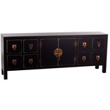 Ixia Črna nizka komoda 130x50,5 cm Oriente – | Shoptok.si
