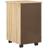  Mobilni ormar s kotačem Smeđa 34 x 39 x 56 cm Masivna borovina - Smeđa | shoptok.hr