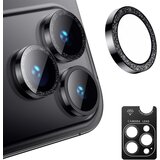 INF bleščeča zaščita objektiva fotoaparata, združljiva z iphone 17 - črno kaljeno steklo, (5000075669) | Shoptok.si