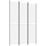 Sobna pregrada s 3 panela bijela 150 x 220 cm od tkanine | Eponuda.ba