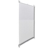 vidaXL Plise Harmonika Zavese velikost 70 x 125 cm Bele barve | Shoptok.si