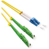 Secomp ROLINE FO patchcord E2000/APC-LC/UPC, OS2, LSOH, žuti, 2 m
