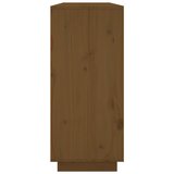  Komoda smeđa boja meda 120 x 35 x 80 cm od masivne borovine | shoptok.hr