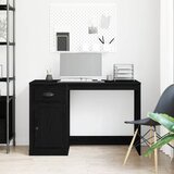  Stol s ladicama Crni hrast 50 x 115 x 75 cm Konstruirano drvo | shoptok.hr