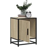 vidaXL Nočna omarica 2 kosa sonoma hrast 40x31x50 cm inž. les/kovina | Shoptok.si