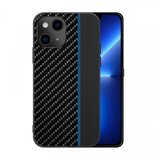  ovitek za iPhone 13 Pro Max - carbon črn z modro črto Cene