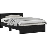 vidaXL Konstrukcija postelje Črna Orehovina 193 x 125 x 70 cm, (5000128274) | Shoptok.si