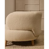Kave Home Kremno bel fotelj iz tkanine bouclé Ulit – | Shoptok.si