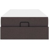  Okvir kreveta s madracem 2 pcs Smeđa tkanina | shoptok.hr