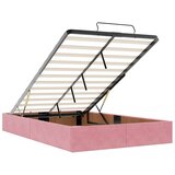  Okvir za krevet bez madraca ružičasti 120x200 cm baršunasti | shoptok.hr
