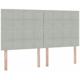  LED krevet za pohranu s madracem Svjetlosiva 160 x 200 cm | shoptok.hr