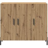  Kreveta Umjetnički hrast 90 x 34 x 80 cm Konstruirano drvo Slike