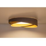  LED prigušiva stropna svetiljka SM. GALAXY M. 24W/230V Ø 55 cm siva/bež/zlatna + daljinski upravljač | Eponuda.com
