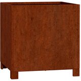  Sadilica s nogama boja hrđe 40 x 40 x 40 cm od čelika COR-TEN | shoptok.hr