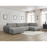 Bobochic Paris Tamno siva sklopiva kutna garnitura od samta (s lijevim kutom/u obliku slova "U") Lucien – | shoptok.hr