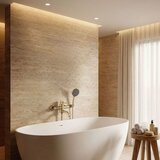 REA Bath Mešalnik za kopel Lungo Stripe Gold Brush | Shoptok.si