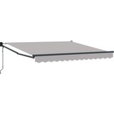 vidaXL Avtomatska Retraktibilna Tenda Svetlo Siva 300x250 cm, (22145926) | Shoptok.si