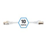  Mrežni Kabel Čvrsti FTP Kategorija 7 iggual IGG318621 Bijela 10 m | shoptok.hr