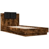  Okvir za krevet s uzglavljem boja hrasta 100x200 cm drveni | Eponuda.ba