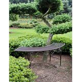 Garden Pleasure Crna i tamnosmeđa metalna vrtna klupa Fuego - | shoptok.hr
