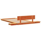  Krevetna konstrukcija Smeđa 90 x 200 cm boja drva | Eponuda.com