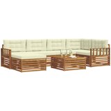  Set vanjskih sofa 7 kom. Prirodna i krem | shoptok.hr