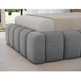 ELTAP Sivi tapecirani krevet s prostorom za odlaganje s podnicom 90x200 cm Lamica – | shoptok.hr