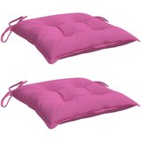  Jastuci za stolice 2 kom ružičasti 50x50x7 cm od tkanine Oxford | shoptok.hr