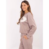 Italy Moda Sweatshirt-DHJ-BL-20322.72-dark beige | shoptok.hr