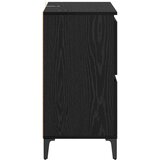  Kreveta Crni hrast 60 x 35 x 70 cm Obrađeno drvo i čelik | Eponuda.ba