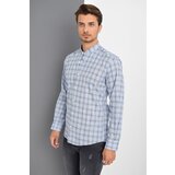 Dewberry G618 LINEN SHIRT-BLUE-NAVY BLUE | Eponuda.ba