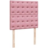 Box spring krevet s madracem ružičasti 90x200 cm baršunasti | shoptok.hr