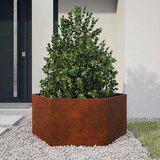  Sadilica s nogama boja hrđe 30 x 30 x 30 cm od čelika COR-TEN | shoptok.hr