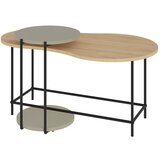 Marckeric Mizice v kompletu 2 ks z mizno ploščo v hrastovem dekorju 65x103 cm Rosie – Cene