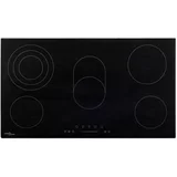 vidaXL keramična kuhalna plošča s 5 gorilniki na dotik 77 cm 8500 w