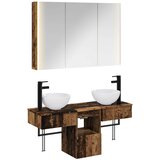  Set ormarića za kupaonicu 4 kom. Staro drvo Konstruirano drvo | shoptok.hr